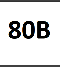 80B