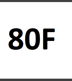 80F